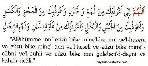 Borç Duası Okunuşu ve Anlamı