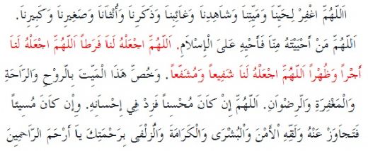 Cenaze Duası Okunuşu ve Anlamı