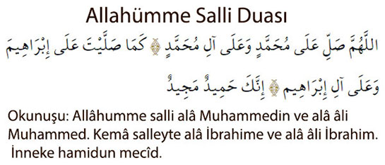Allahümme Salli Duası Okunuşu ve Anlamı