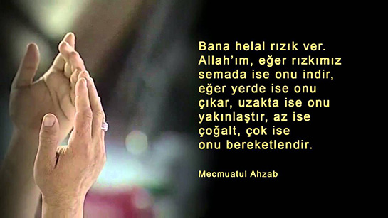 Kazanç Duası Okunuşu ve Anlamı